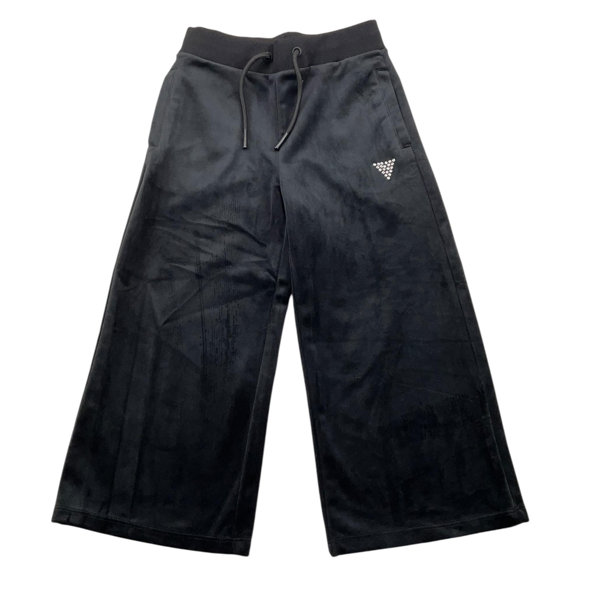 GUESS pantalone in ciniglia modello palazzo tinta unita Nero per Bambina J4RQ16KBXI2 NERO GUESS 