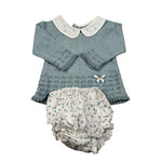 Paz Rodriguez Completo 2 Pezzi Maglia-Culotte per Neonata 003122668 PETROLIO PAZ RODRIGUEZ 