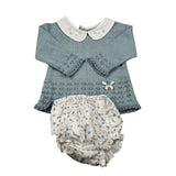 Paz Rodriguez Completo 2 Pezzi Maglia-Culotte per Neonata 003122668 PETROLIO PAZ RODRIGUEZ 