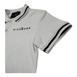 John Richmond Polo Mezza Manica Tinta Unita con Logo per Bambino RBP26022PO GRIGIO JOHN RICHMOND 