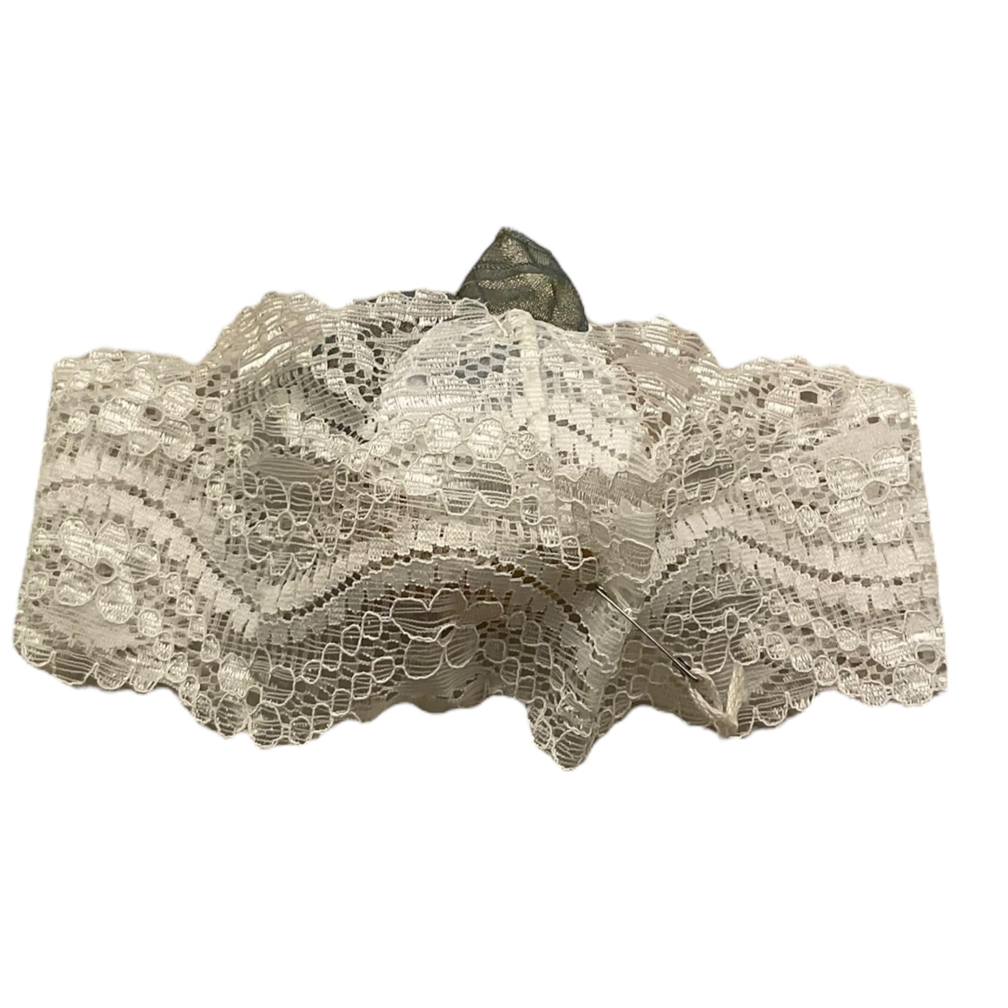 MARLU' fascia tinta unita con applicazione Bianco per Neonata IH805FAT BIANCO MARLU' 