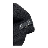 PATRIZIA PEPE cappello tinta unita con logo Nero per Bambina PTCP NERO PATRIZIA PEPE 