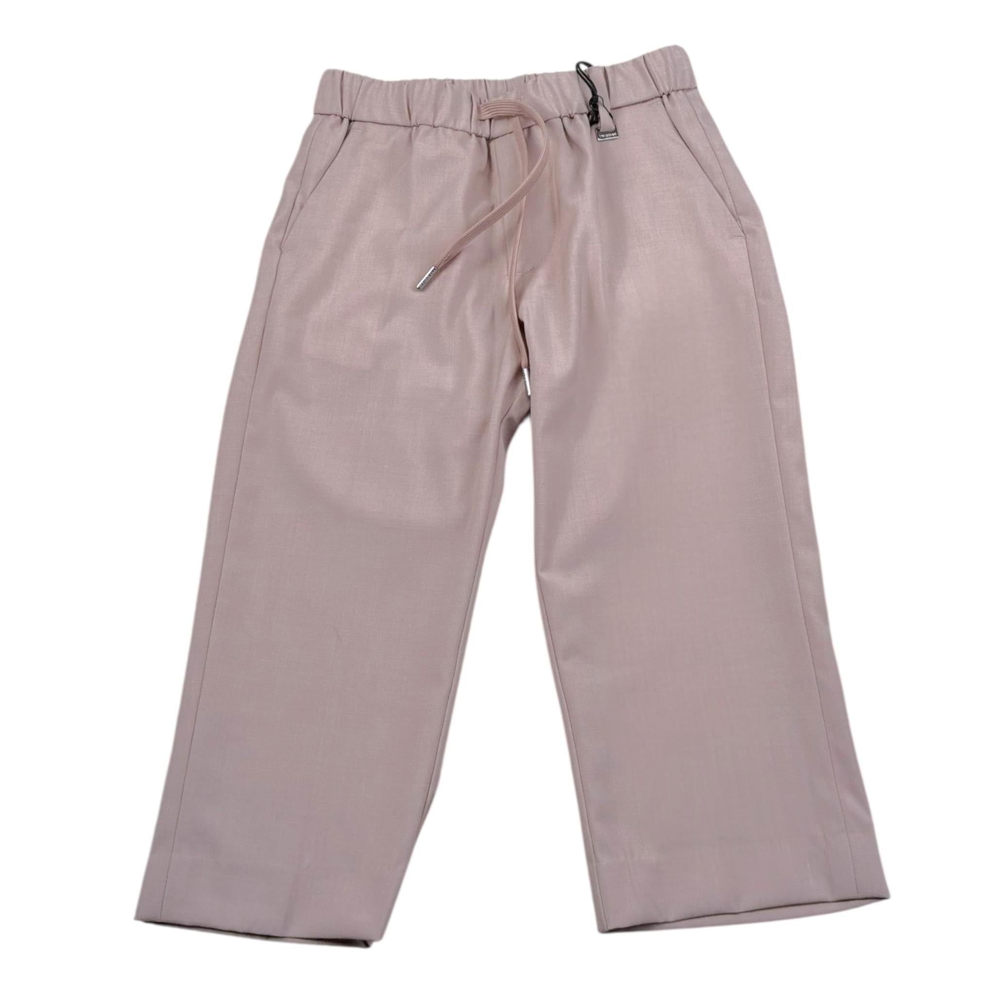 I'M Brian Pantalone Tinta Unita con Elastico In Vita per Bambino PA3269JX CIPRIA I'M BRIAN 