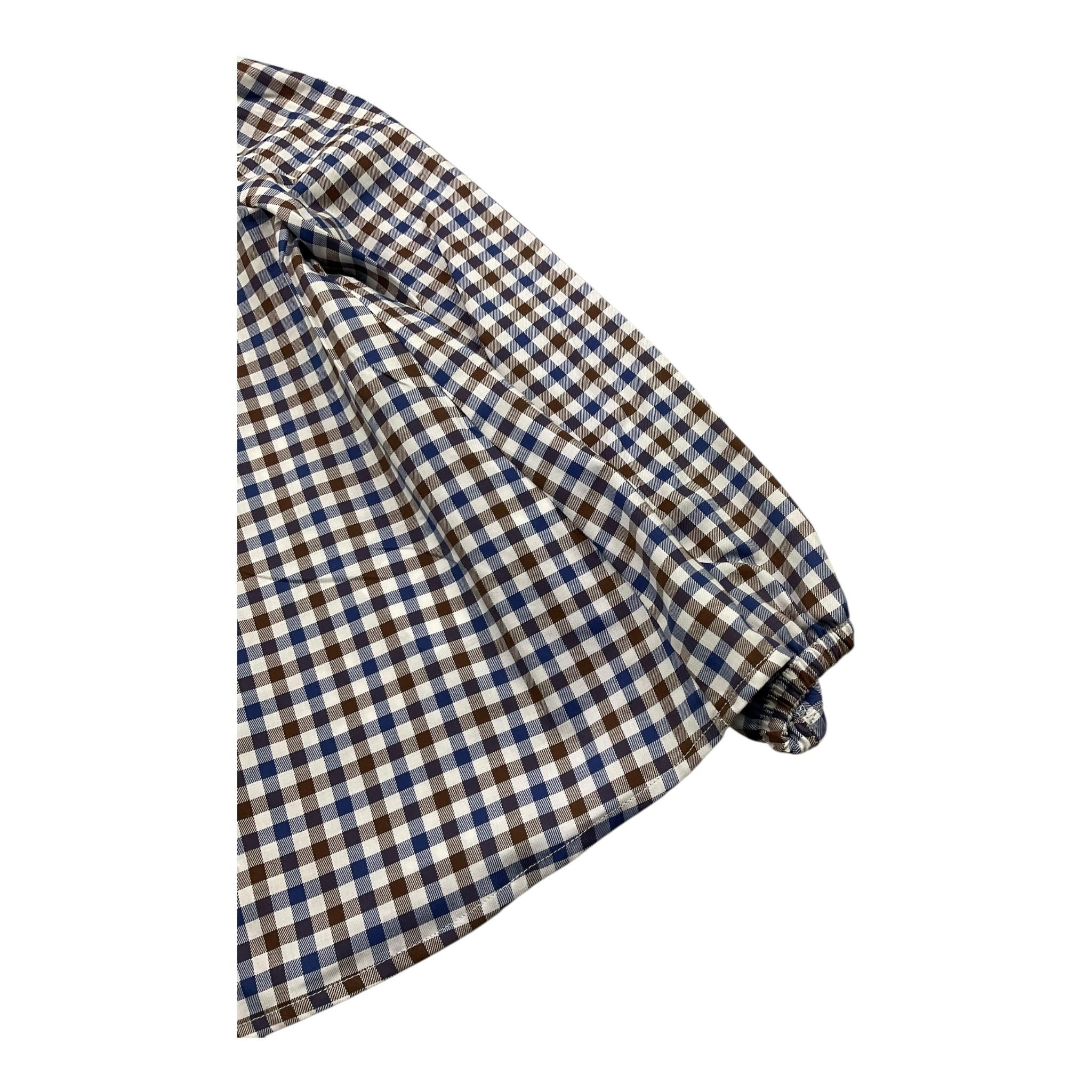 LITTLE BEAR camicia tinta unita con fantasia a quadrettini Bianco per Bambina 72225 BIANCO LITTLE BEAR 