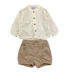 CALAMARO completo 2 pezzi camicia-bermuda Bianco per Neonato 11076XX BIANCO CALAMARO 