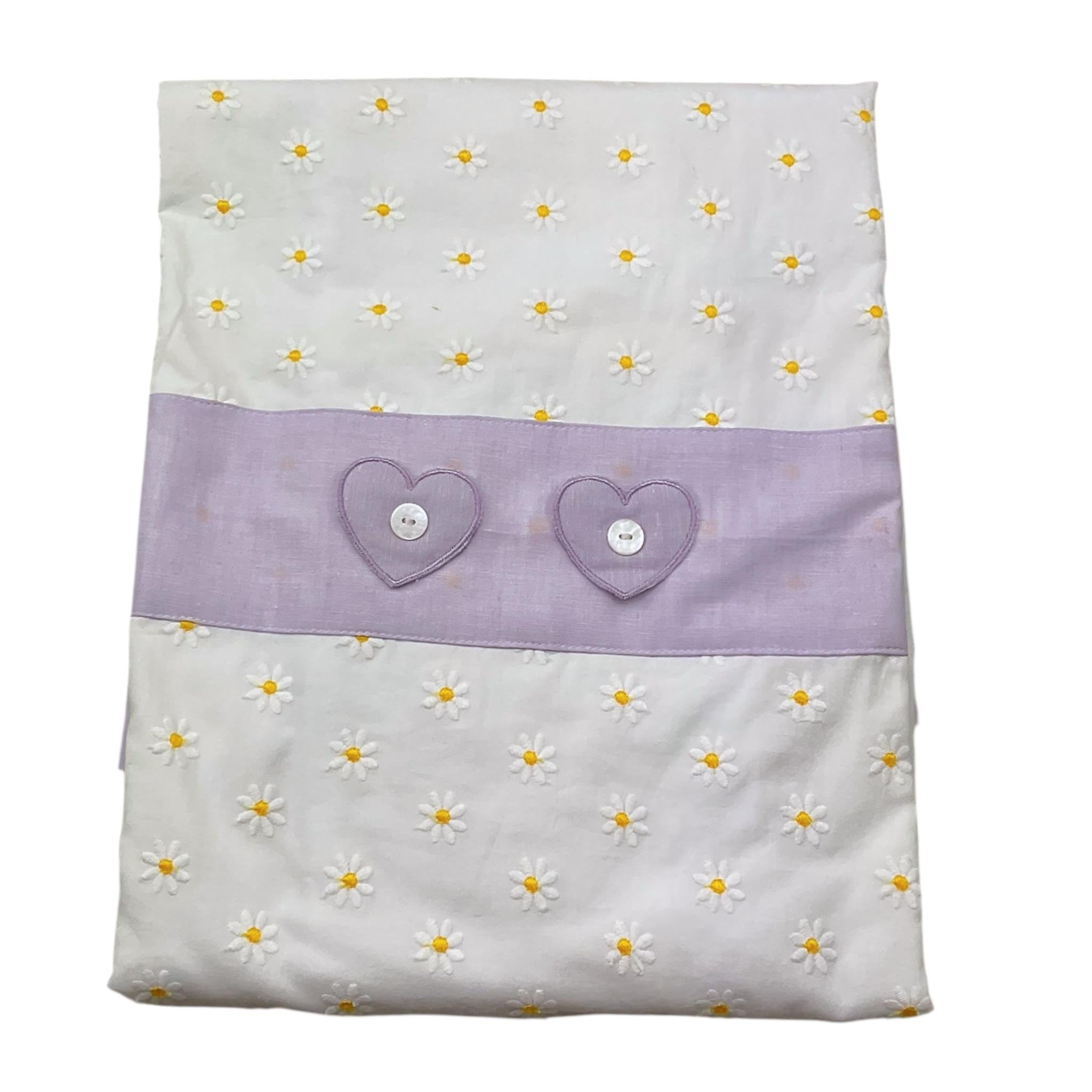 I Delfi Coperta Bicolore con Applicazioni per Neonata 25P5065 BIANCO I DELFI 