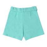 Sarabanda Short Tinta Unita con Cinturino per Bambina 0645800 VERDE ACQUA SARABANDA 
