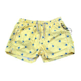 Saint Barth Costume Modello Boxer Tinta Unita con Stampa per Bambino JEA00222 GIALLO SAINT BARTH 