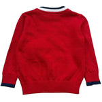 Trussardi Cardigan Tinta Unita Scollo A V per Neonato TIP26007CD ROSSO TRUSSARDI 