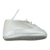 Baby Vip Scarpina Tinta Unita con Lacci per Neonato T1608 PANNA BABY VIP 