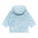 K-Way Giubbino Tinta Unita con Zip E Cappuccio per Neonato K2137XWXXXX AZZURRO K-WAY 