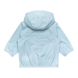 K-Way Giubbino Tinta Unita con Zip E Cappuccio per Neonato K2137XWXXXX AZZURRO K-WAY 