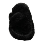 MONNALISA ciabatte tinta unita in peluche Nero per Bambina 8CB016 NERO MONNALISA 