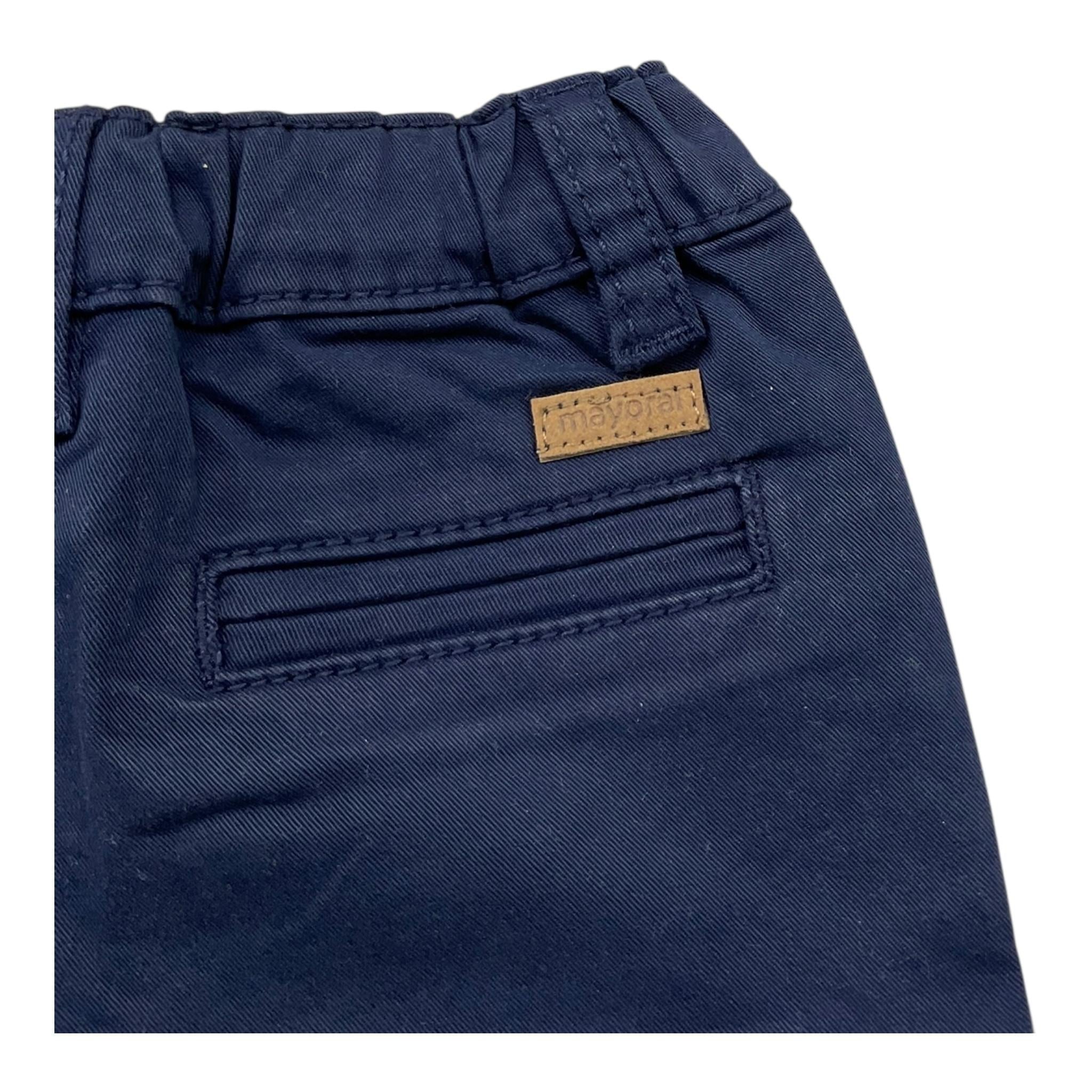 Mayoral Bermuda Tinta Unita con Girovita Regolabile per Neonato 201 BLU MAYORAL 