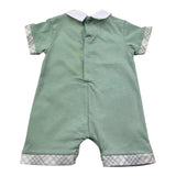 Isabel & Martinez Pagliaccetto Mezza Manica Tinta Unita per Neonato IM25N473 VERDE ISABEL & MARTINEZ 