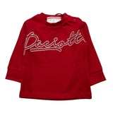 CESARE PACIOTTI shirt girocollo tinta unita con stampa Rosso per Neonato TSP5308BN ROSSO CESARE PACIOTTI 