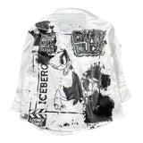 Iceberg Camicia Tinta Unita con Stampa per Bambino CMICE5113BJ BIANCO ICEBERG 