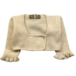 LA STUPENDERIA coprispalle tinta unita Panna per Neonata VCSC06 PANNA LA STUPENDERIA 