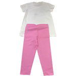 Liu Jo Completo 2 Pezzi T-Shirt-Leggins per Neonata KA5019 BIANCO/ROSA LIU JO 