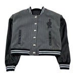 John Richmond Giubbino Tinta Unita con Maniche In Contrasto per Bambina RGP26035GB GRIGIO JOHN RICHMOND 