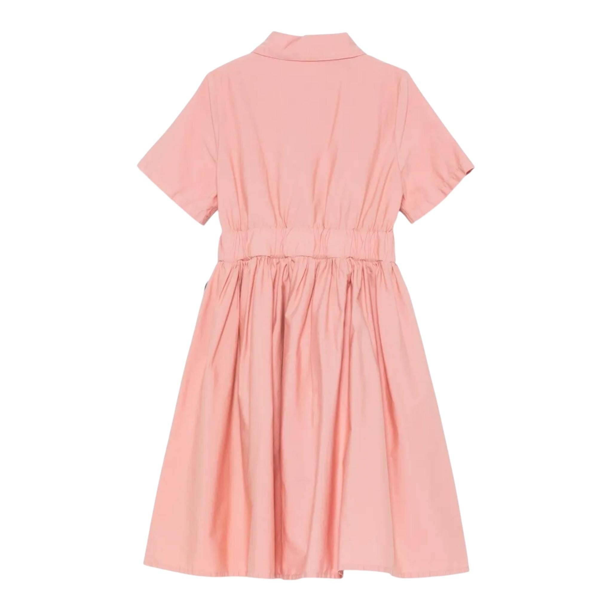 Aspesi Abito Tinta Unita Mezza Manica per Bambina S25013VMC6061 PESCA ASPESI 