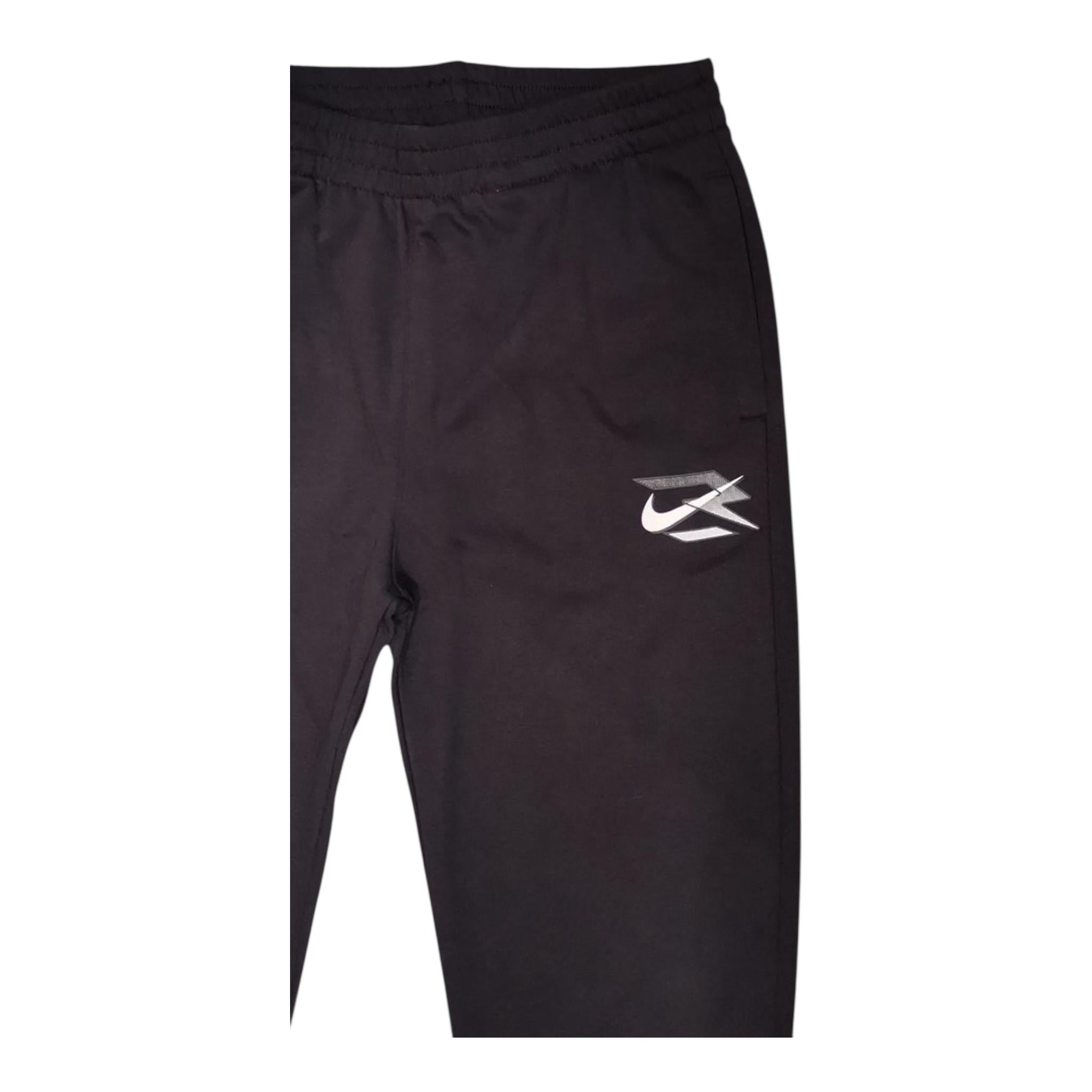 Nike Pantalone Tuta Tinta Unita con Logo per Bambino 9Q1094 NERO NIKE 