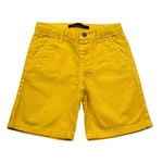 Daniele Alessandrini Bermuda Tinta Unita con Girovita Regolabile per Bambino 1296S00202X GIALLO DANIELE ALESSANDRINI 
