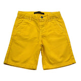 Daniele Alessandrini Bermuda Tinta Unita con Girovita Regolabile per Bambino 1296S00202X GIALLO DANIELE ALESSANDRINI 