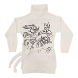 ICEBERG abito in maglia tinta unita collo alto Panna per Bambina VSICE5350JX PANNA ICEBERG 