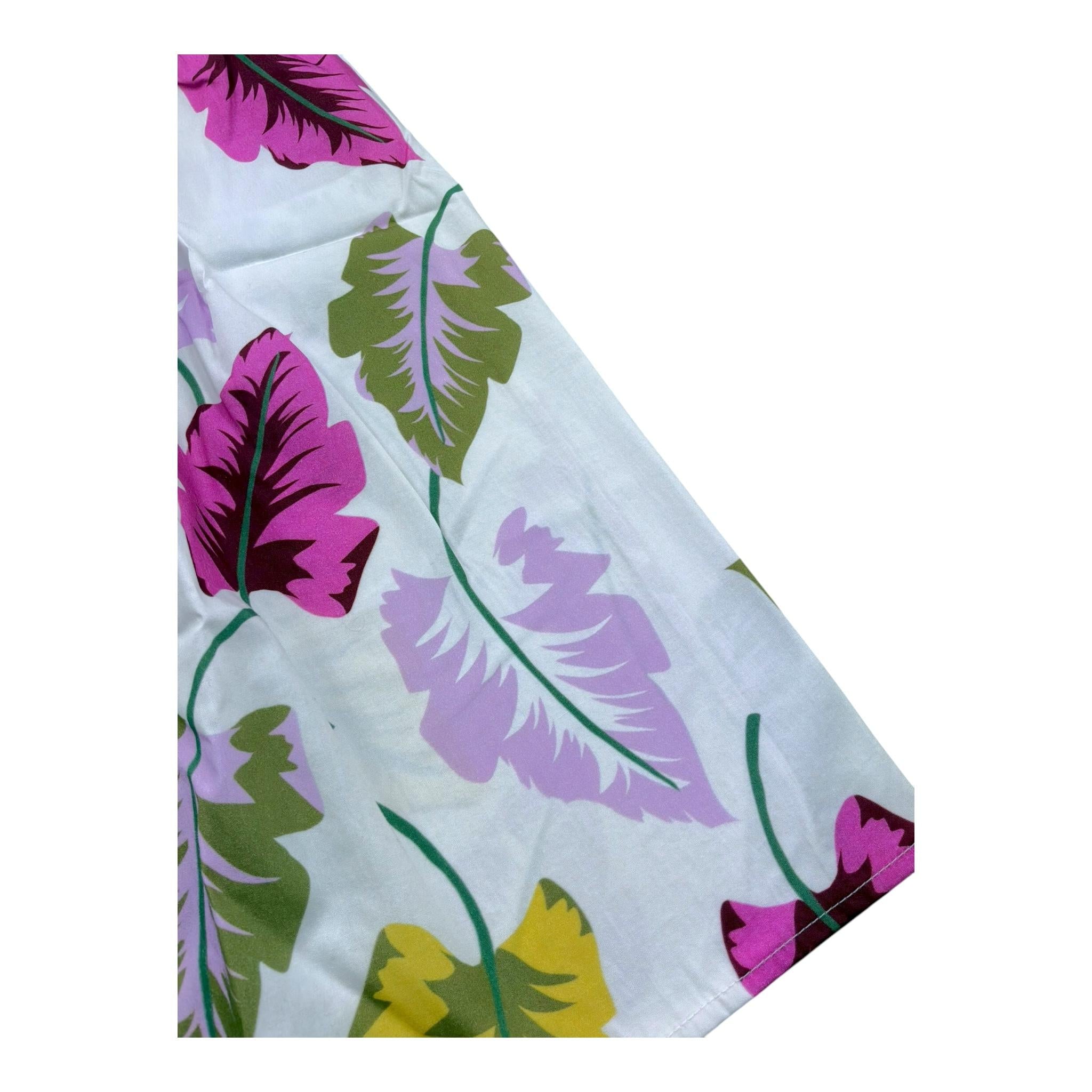 Dixie Abito Tinta Unita con Fantasia Fiori per Bambina AB63274G39 BIANCO DIXIE 