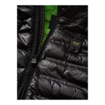 Blauer Giubbino Tinta Unita con Zip E Cappuccio per Bambino 24BLKC02365 NERO BLAUER 