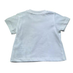 Moschino T-Shirt Girocollo Tinta Unita con Stampa per Neonata MZM047 BIANCO MOSCHINO 