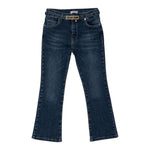 PINKO jeans tinta unita con cintura Blu per Bambina F4PIJGDP111 BLU PINKO 