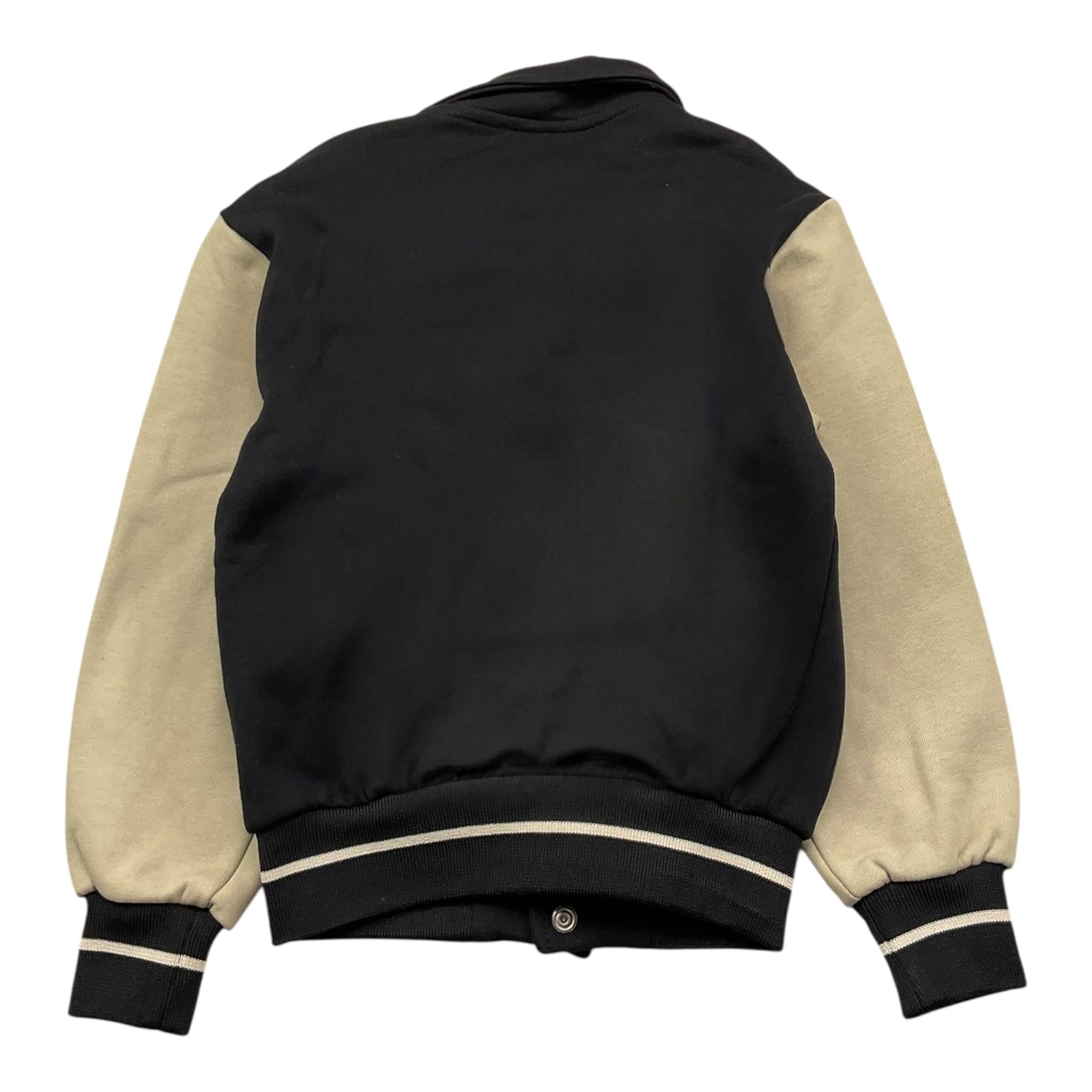 YES LONDON felpa con bottoni tinta unita con maniche in contrasto Nero per Neonato JR5071X NERO YES LONDON 