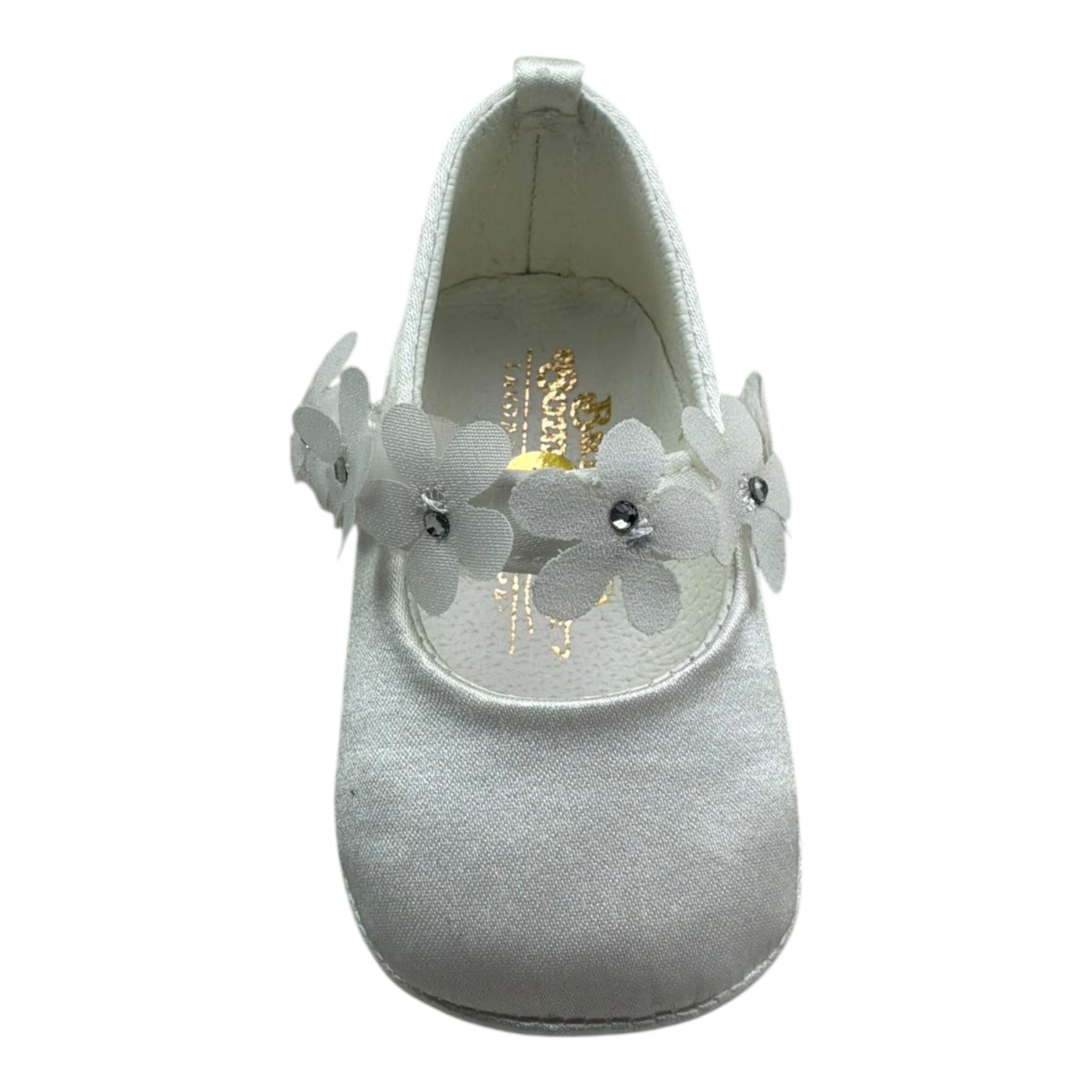 Baby Comfort Ballerina Tinta Unita con Applicazione per Neonata 55 BIANCO BABY COMFORT 