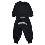 John Richmond Completo 2 Pezzi Felpa-Pantalone Tinta Unita per Neonato RIP26136CF NERO JOHN RICHMOND 