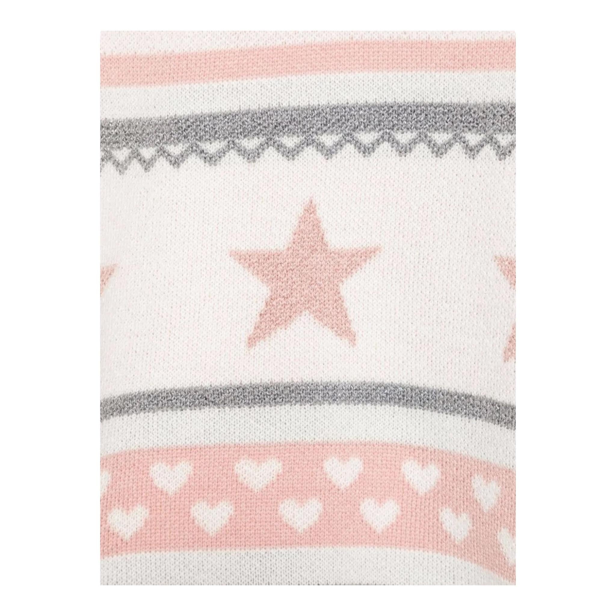 LIU JO maglia girocollo tinta unita con stampe in contrasto Bianco per Bambina KF4095J BIANCO LIU JO 