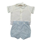 La Stupenderia Completo 2 Pezzi Camicia Body-Coulotte per Neonato TBCT53 PANNA LA STUPENDERIA 