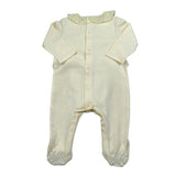 Paz Rodriguez Tutina Tinta Unita con Stampa  per Neonata 00549117 GIALLO PAZ RODRIGUEZ 