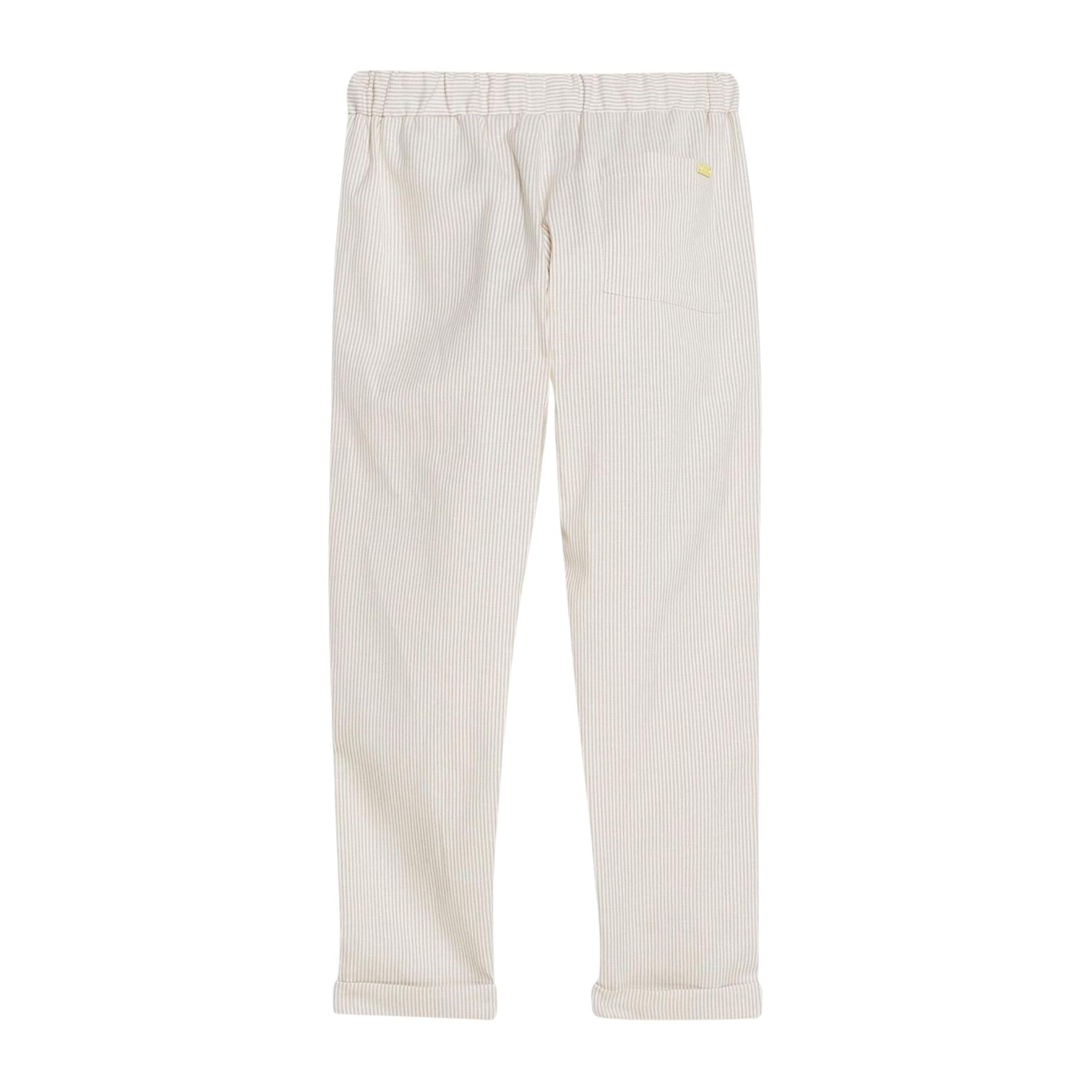 Liu Jo Pantalone Tinta Unita con Fantasia A Righe per Bambino QA3041T3392 PANNA LIU JO 