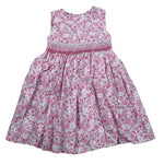 Malvi & Co Abito Giromanica Tinta Unita Fantasia Floreale per Neonata S25M016VEPP BIANCO MALVI & CO 