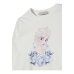 MONNALISA shirt girocollo tinta unita cn stampa frozen Bianco per Bambina 19D610 BIANCO MONNALISA 