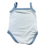 Trussardi Body Bretelline Tinta Unita con Logo per Neonata TIP26125BD BIANCO TRUSSARDI 