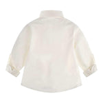 Guess Camicia Tinta Unita con Logo per Neonato N3YH04WE5W0 BIANCO GUESS 