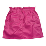 LIU JO gonna tinta unita in ecopelle Magenta per Bambina GF3023 MAGENTA LIU JO 