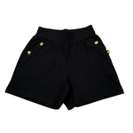 Gaelle Short Tinta Unita con Bottoni per Bambina 2746S00106 NERO GAELLE 