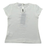 J.O. Milano T-Shirt Girocollo Tinta Unita con Stampa per Neonata 576O1 BIANCO J.O. MILANO 