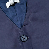 Aletta Gilet Tinta Unita con Bottoni per Neonato M22041N BLU ALETTA 