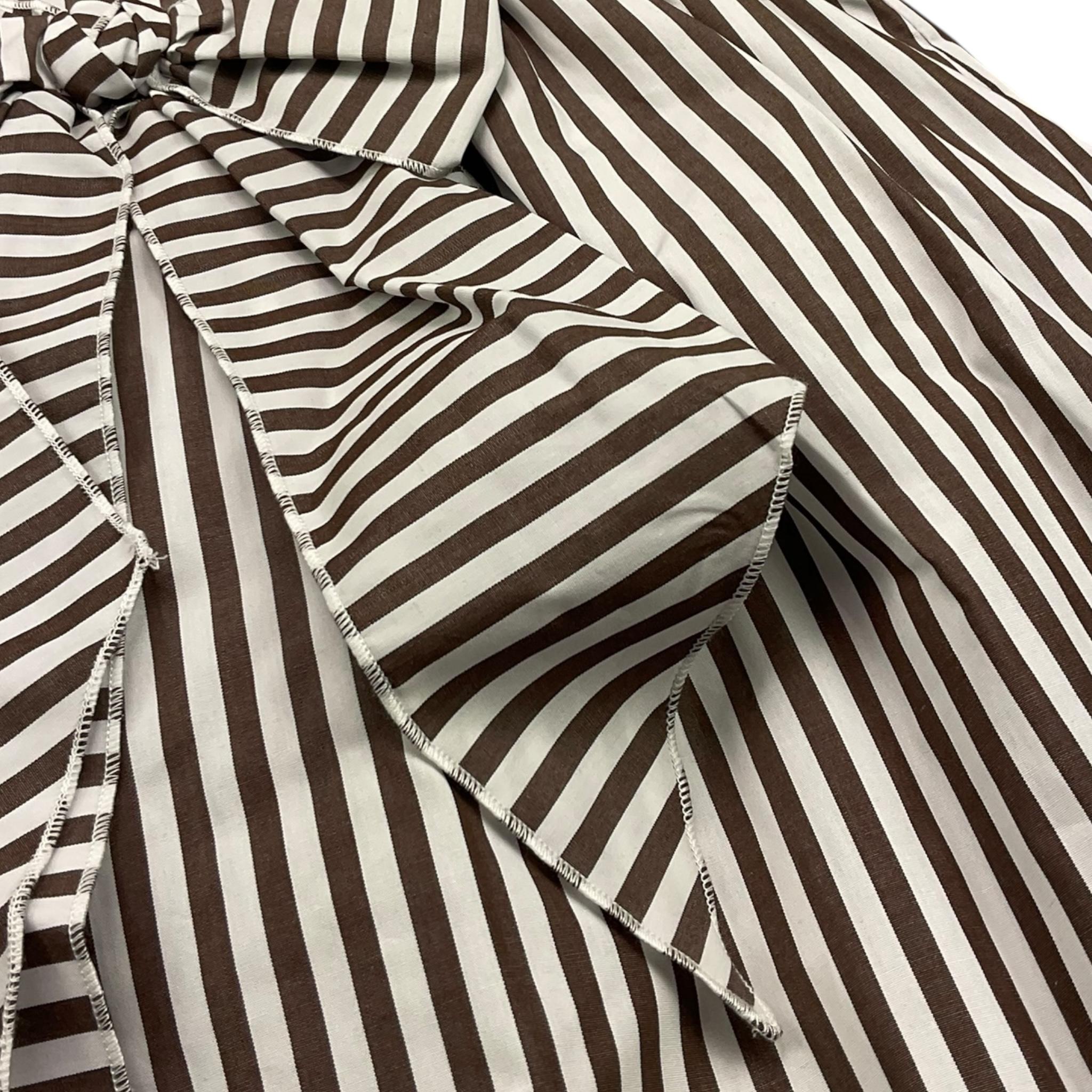 Little Bear Abito Giromanica Tinta Unita Fantasia A Righe per Bambina 8209 BIANCO LITTLE BEAR 