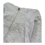 Juicy Couture Felpa Tinta Unita con Zip E Cappuccio per Bambina JBX6711 GRIGIO JUICY COUTURE 